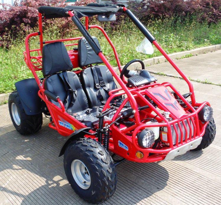 Seat- TrailMaster 150cc Go-Kart - Driver - RED