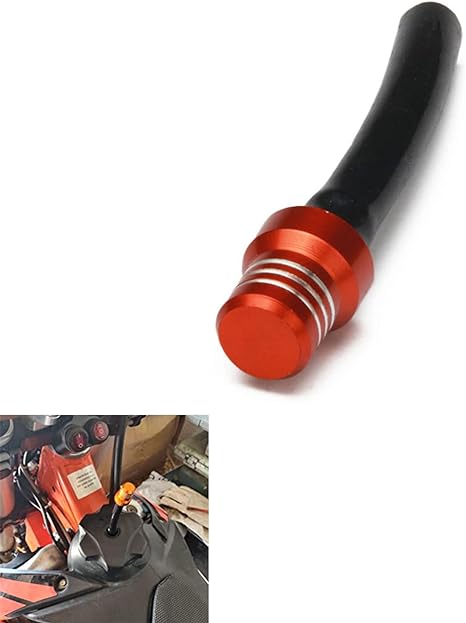 thumbnail image 2 of Atv Gas Cap Vent Tube Universal Motorcycle Fuel Tank Breather Valve - Aluminum Vent Hose Tube Multiple Colors Universal Gas Cap Breather Valve Hose Tube Aluminum 2 of 12