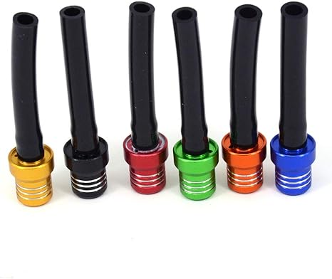thumbnail image 2 of Atv Gas Cap Vent Tube Universal Motorcycle Fuel Tank Breather Valve - Aluminum Vent Hose Tube Multiple Colors Universal Gas Cap Breather Valve Hose Tube Aluminum 2 of 12