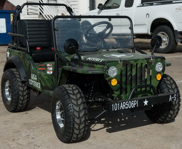 custom jeep go karts