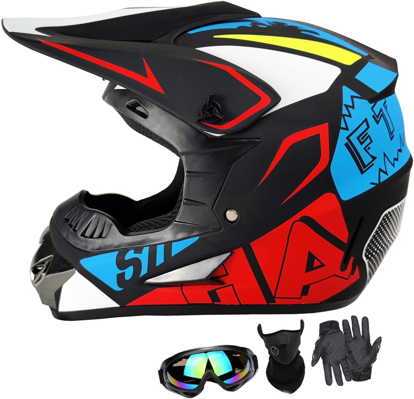 Motocross Helmet Fashion Youth Adult Dirt Bike