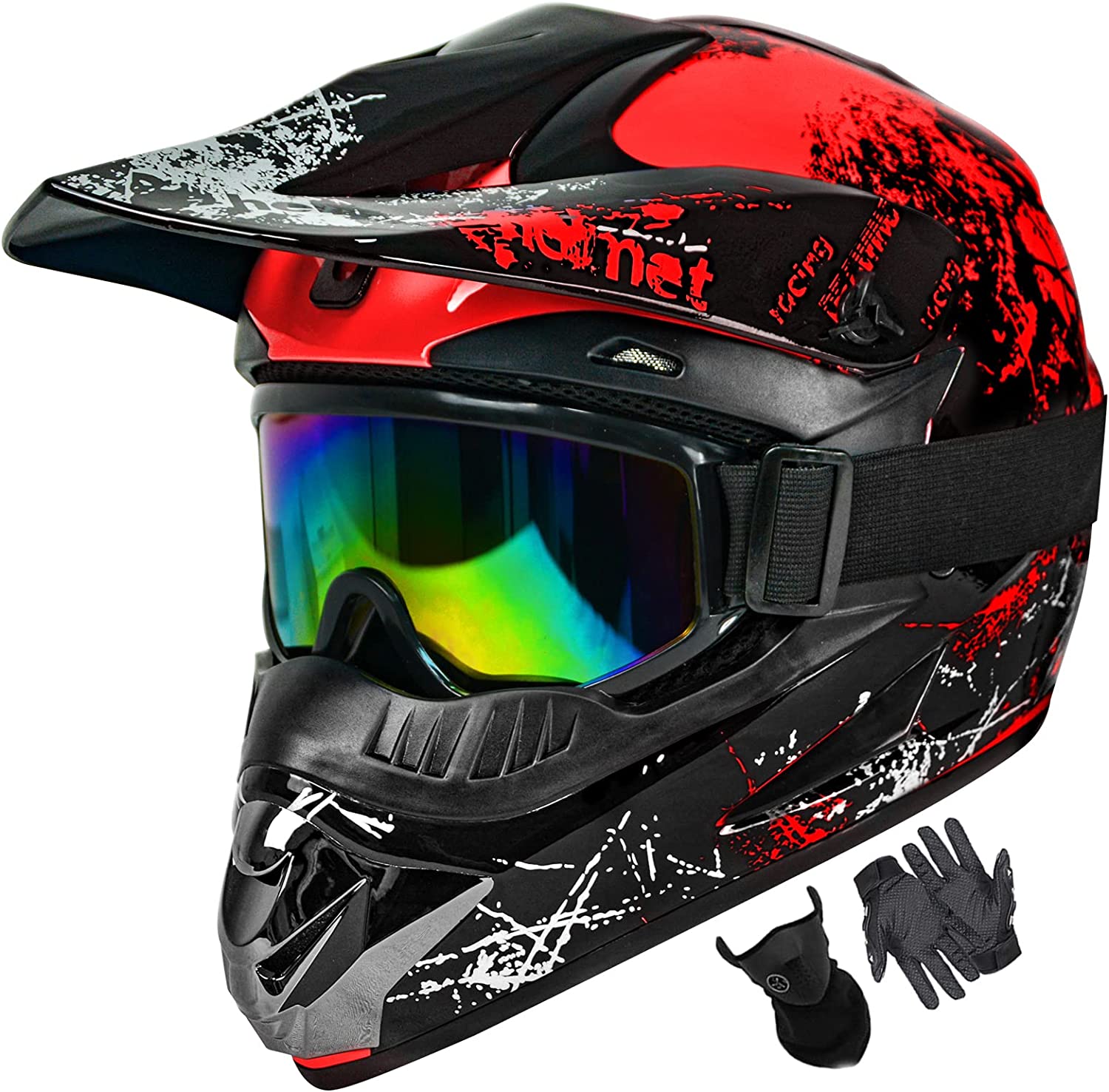 Adult dirt bike helmet online