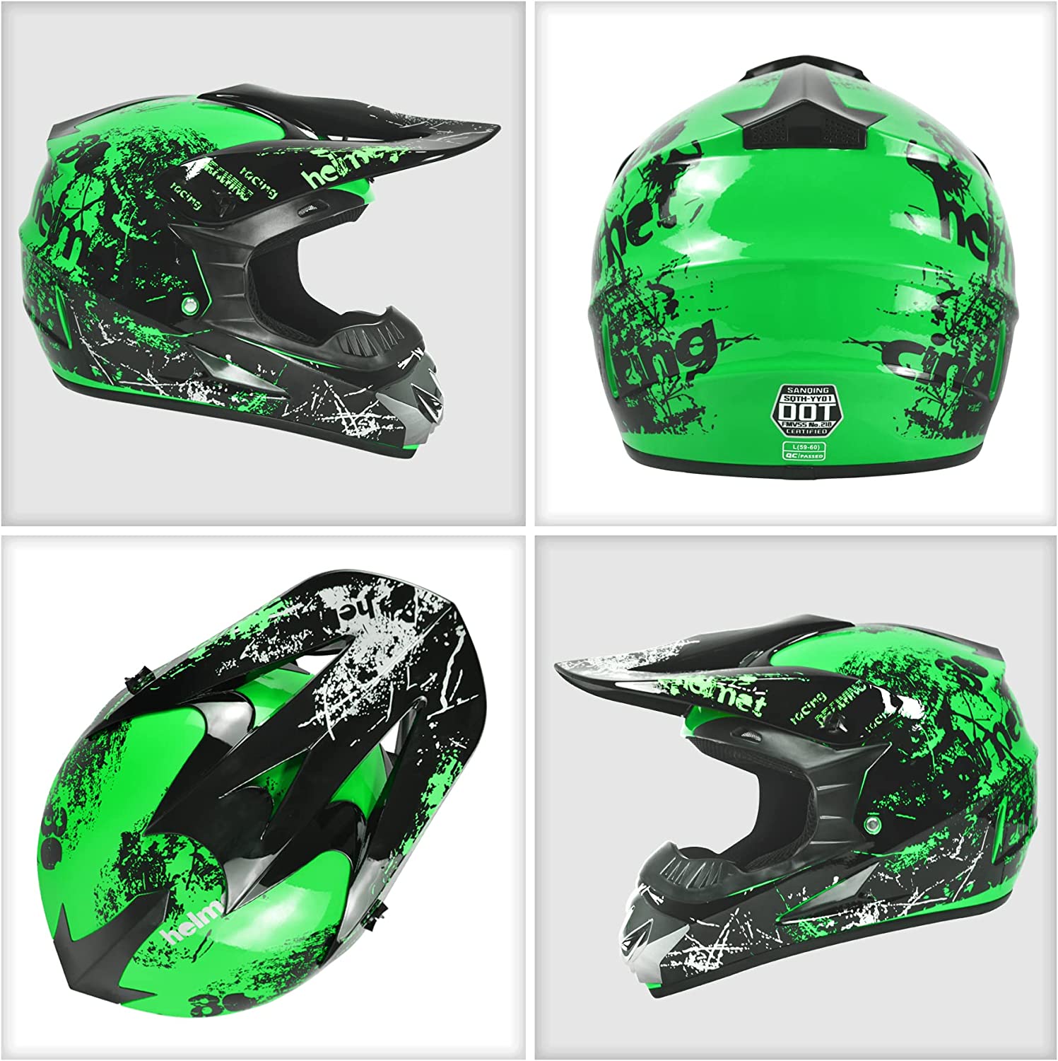 Motocross Helmet Fashion Youth Adult Dirt Bike