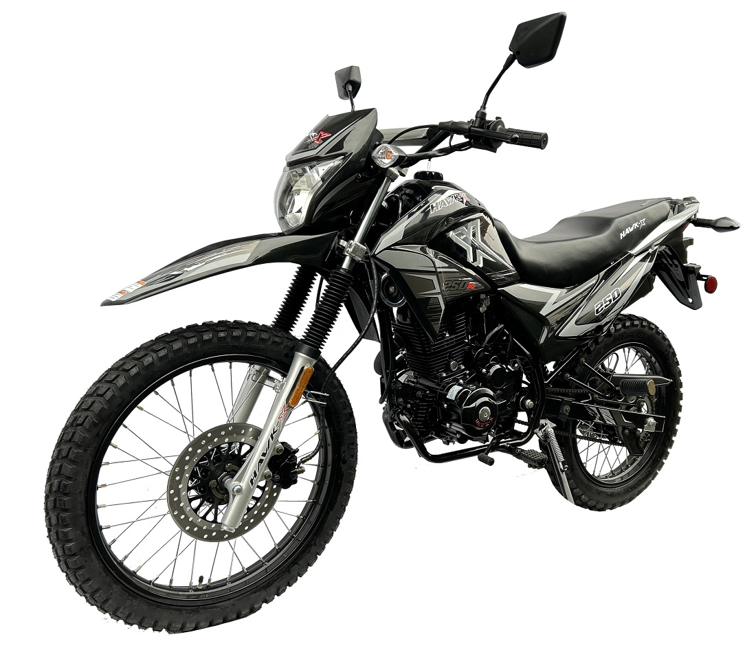 250cc dirt bike hawk 250 deals enduro