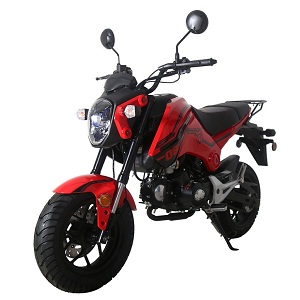 TaoTao New Arrival! HELL CAT 125cc Motorcycle with Manual Transmission, Electric Start, 12" Alloy Rim Wheels
