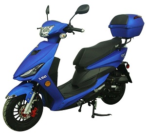 Vitacci Viper 49cc Scooter, 4 Stroke, Single Cylinder, Air-Forced Cool